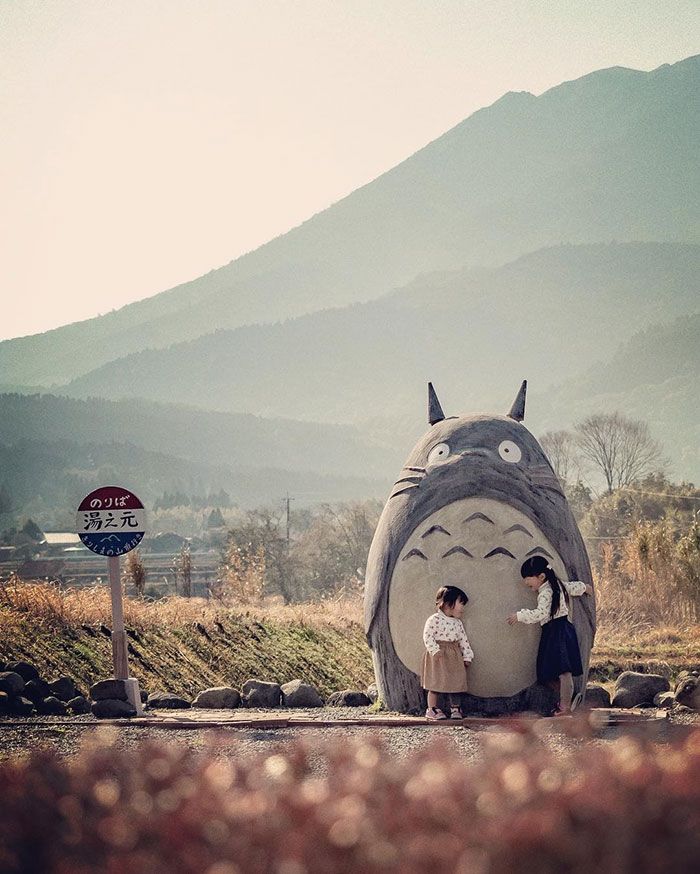 tượng Totoro khổng lồ của cặp vợ chồng U70